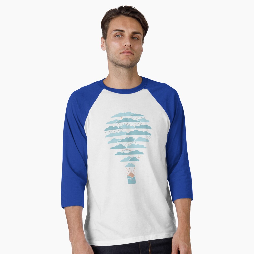 Artikel-Vorschau von Baseballshirt mit 3/4-Arm, designt und verkauft von thepapercrane.