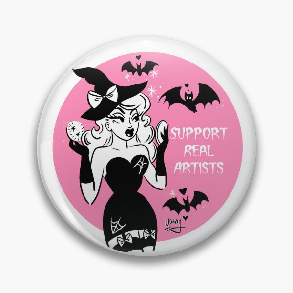 Item preview, Vanity Witch Support Real Artists designed and sold by Andreayoung.