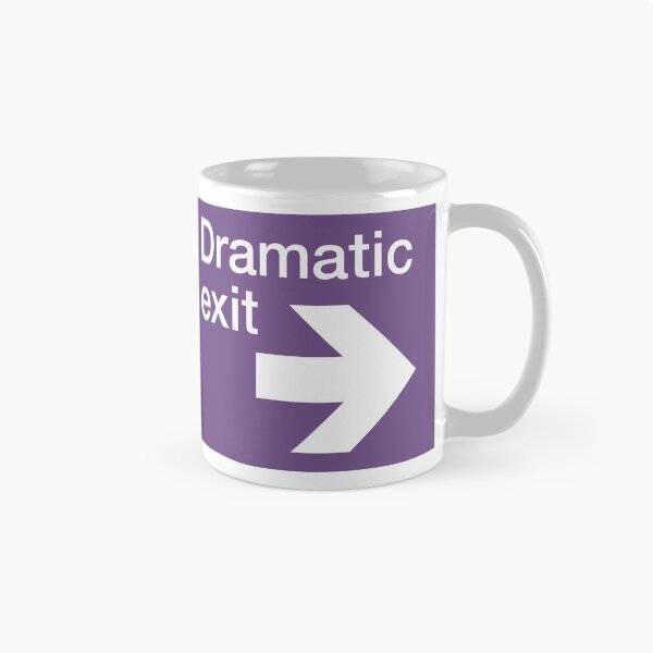 Item preview, Dramatic exit door sign designed and sold by Captain Banjo.