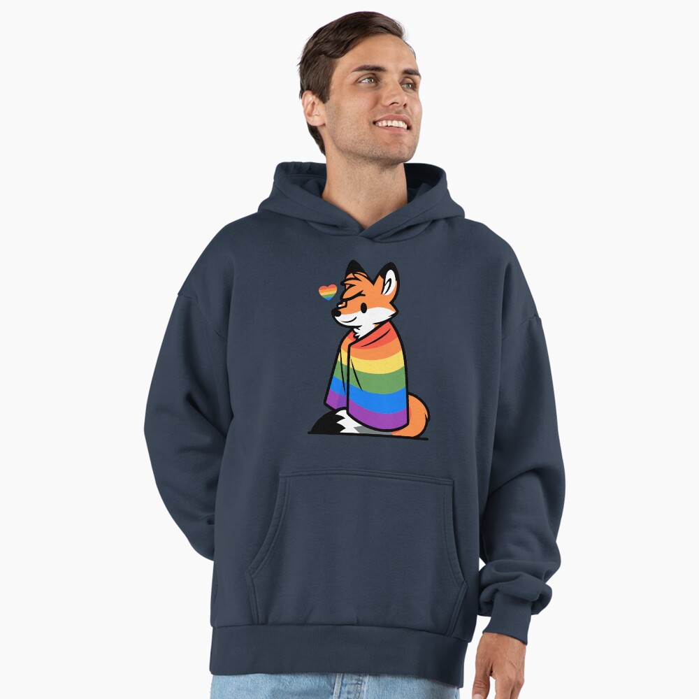 Aperçu de l'œuvre Sweat à capuche oversize premium créée et vendue par BlueBullBazaar.