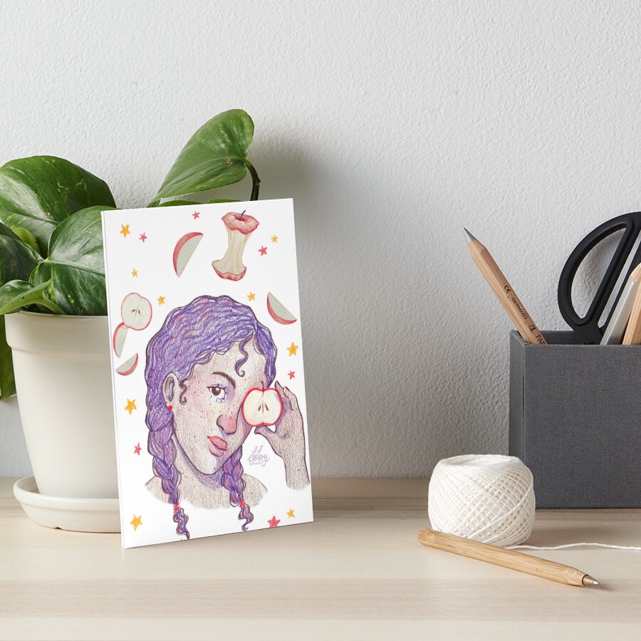Item preview, Art Board Print designed and sold by Ebby Desenha.