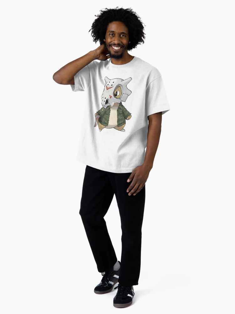 Thumbnail 4 of 7, Oversized T-Shirt, Cubone X Jason (Full Size) designed and sold by One Winged Otaku.