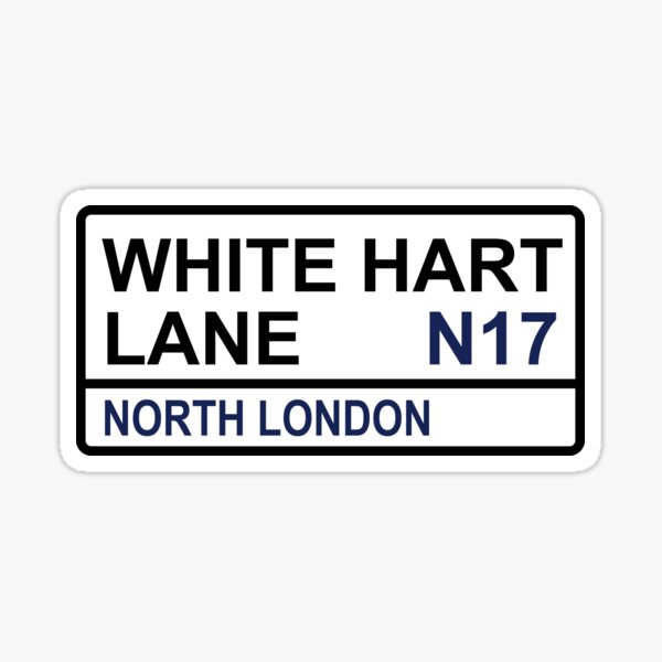 Aperçu de l'œuvre Panneau de rue de l'équipe de football de Tottenham à White Hart Lane créée et vendue par DelfDesign.