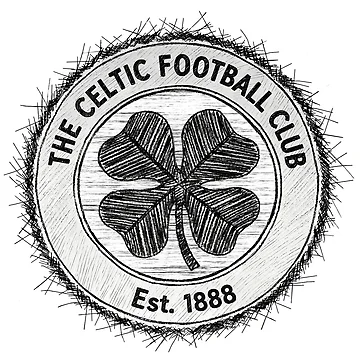Artwork thumbnail, Celtic Football Club – Pencil Drawn Crest by 133DandC