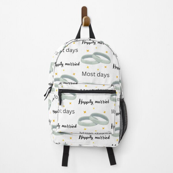 Item preview, Happily Married (Most Days) – Funny Marriage Quote Design designed and sold by designoorkh.