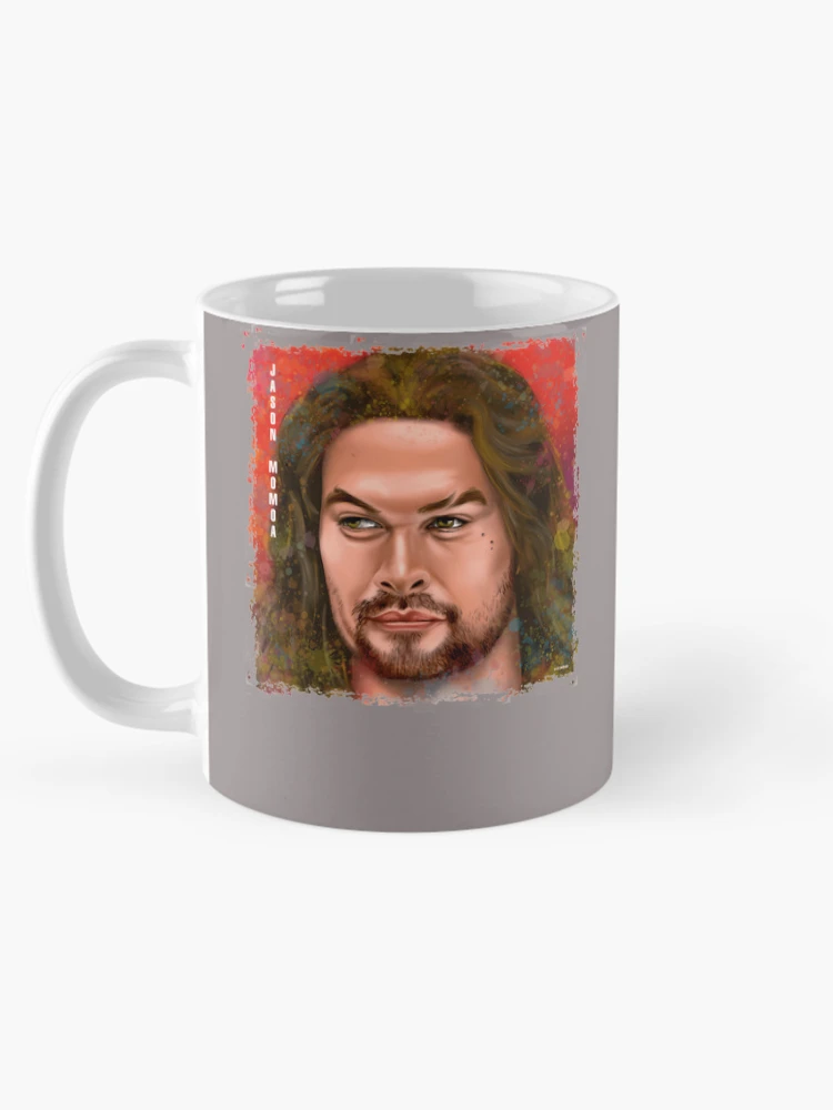 Aperçu 5 sur 6. Mug à café avec l'œuvre JASON-MOMOA créée et vendue par DeloreBauch.