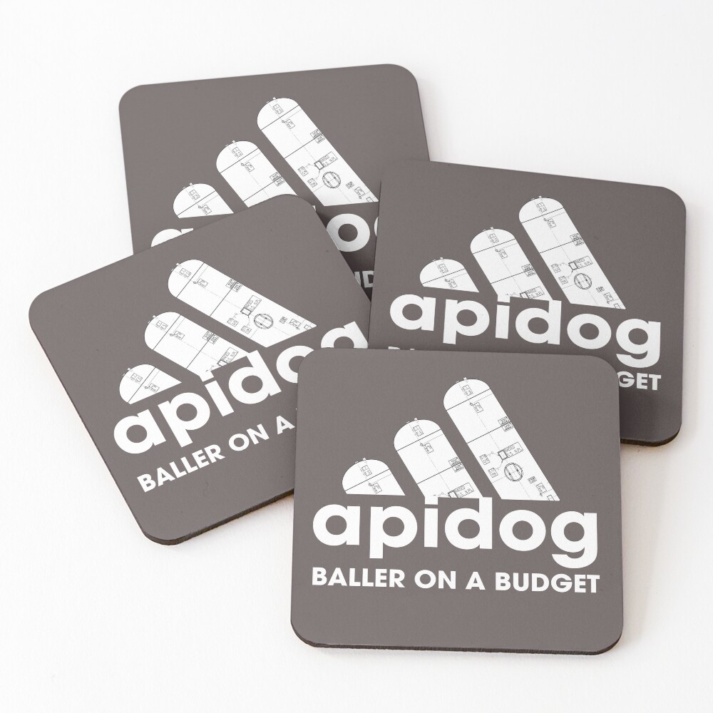 Item preview, Coasters (Set of 4) designed and sold by CrudeorRefined.