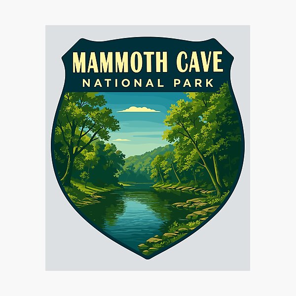 Item preview, Mammoth Cave National Park Kentucky Sticker designed and sold by Ismeal Von.