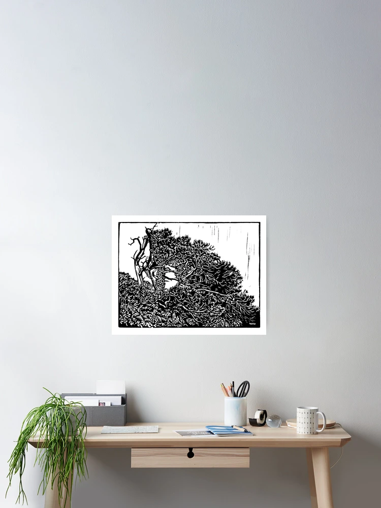 Thumbnail 2 of 3, Poster, Twisted Tree designed and sold by wonder-webb.