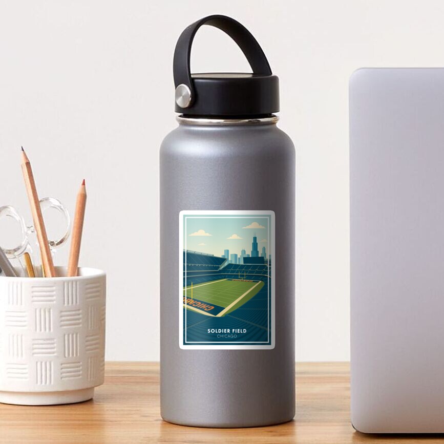 Vista previa del artículo con la obra «Pegatina», diseñado y vendido por MisfitPrintsUs.