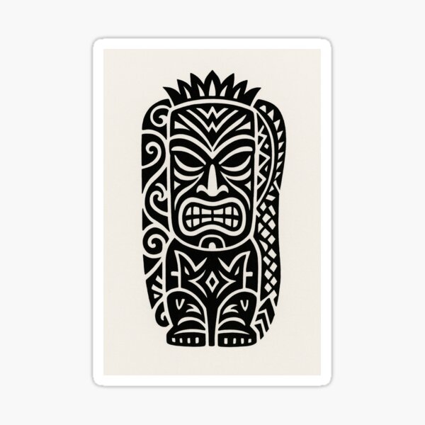 Aperçu de l'œuvre Tiki polynesien créée et vendue par Poupi16.