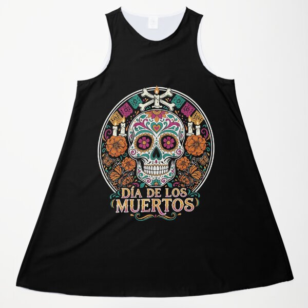 Item preview, Día de los Muertos | Celebración vibrante de calaveras de azúcar y caléndulas designed and sold by ML-Media.