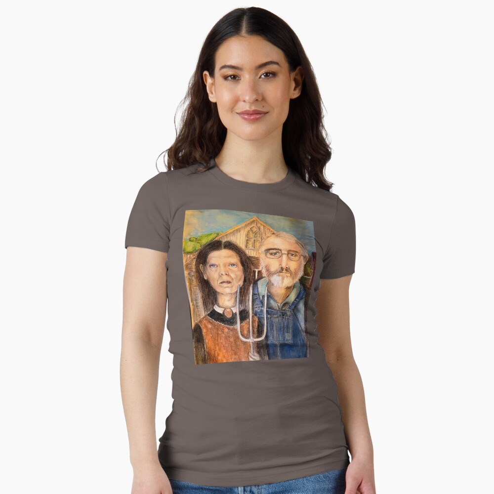 Aperçu de l'œuvre T-shirt moulant créée et vendue par Zuckmonster.