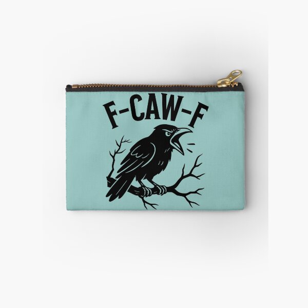 Item preview, F-CAW-F Black Crow Raven Caw Pun Joke Funny Saying designed and sold by NosandEdgy.
