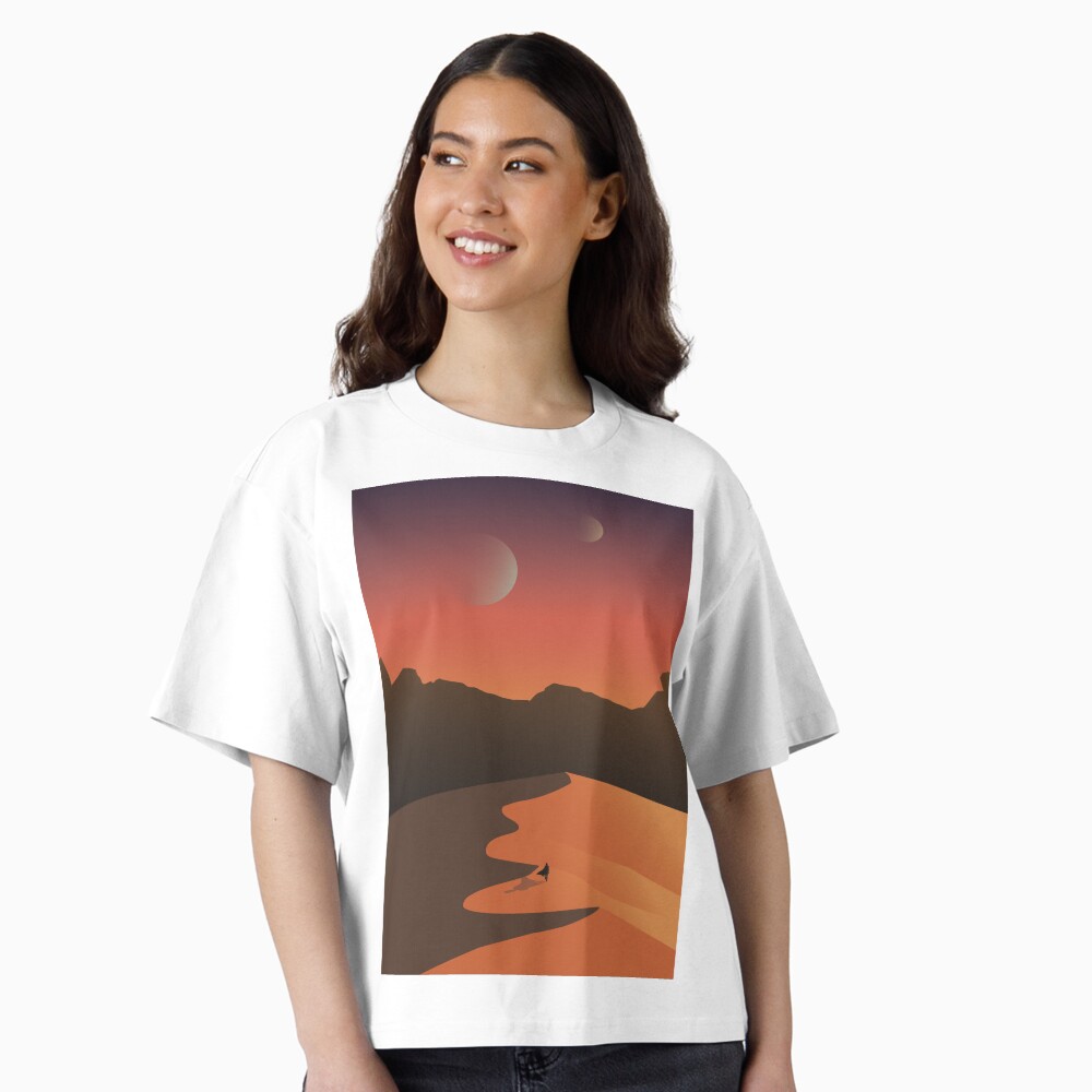 Aperçu de l'œuvre T-shirt boxy créée et vendue par Print Androïde.