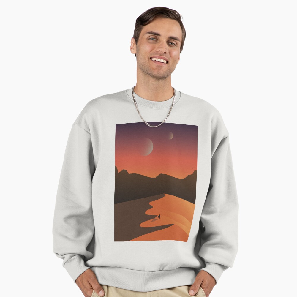 Aperçu de l'œuvre Sweatshirt premium oversize créée et vendue par Print Androïde.