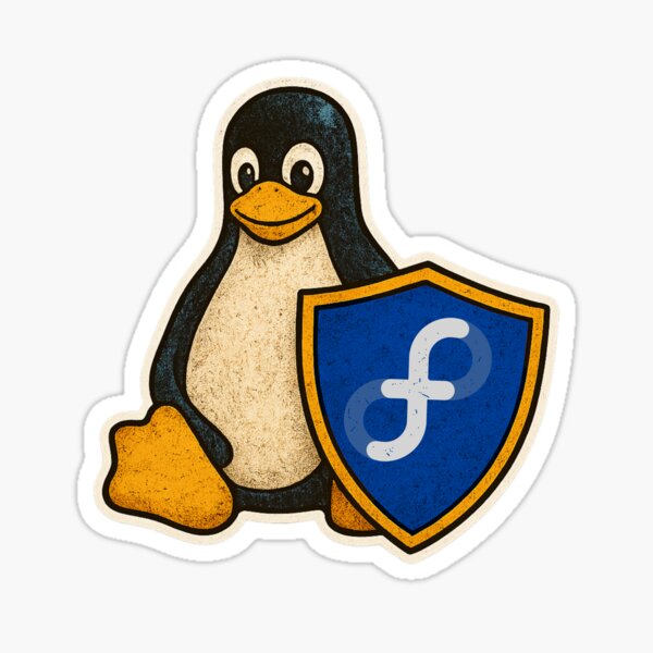Item preview, Linux TUX Fedora designed and sold by angoma.