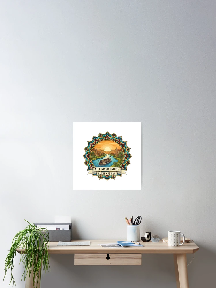 Thumbnail 2 of 3, Poster, NILE RIVER CRUISE designed and sold by likbatonboot.