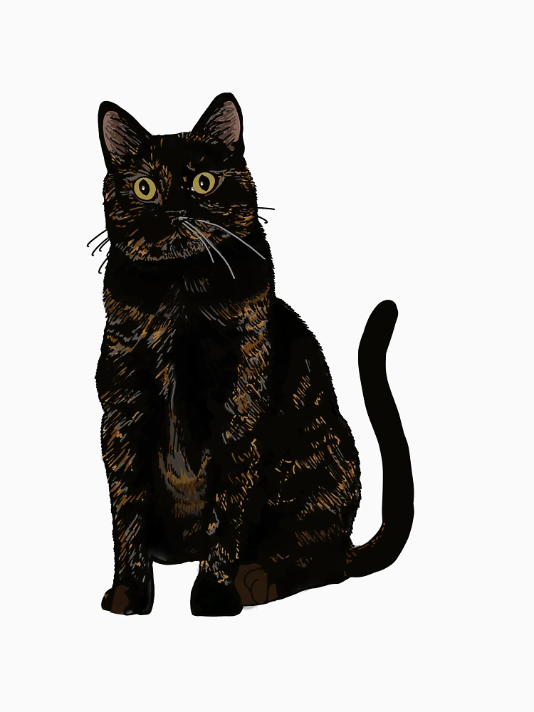 Thumbnail 7 von 7, Classic T-Shirt, Schildpatt Cat designt und verkauft von shirleeannw.