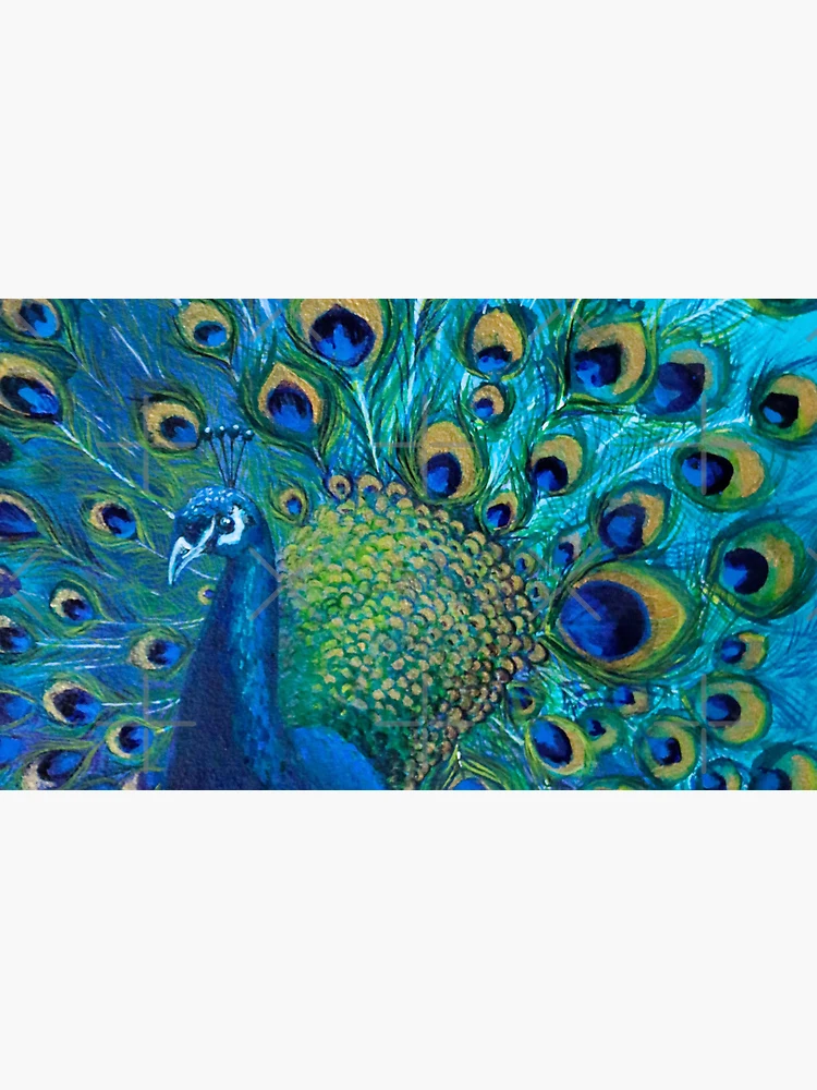 Thumbnail 4 of 4, Coffee Mug, Peacock In Its Full Glory designed and sold by Nicola Morgan.