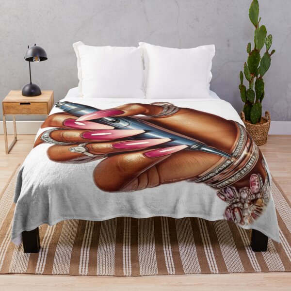 Item preview, Pink Glam Stiletto Baddie Nails designed and sold by Lulunza.