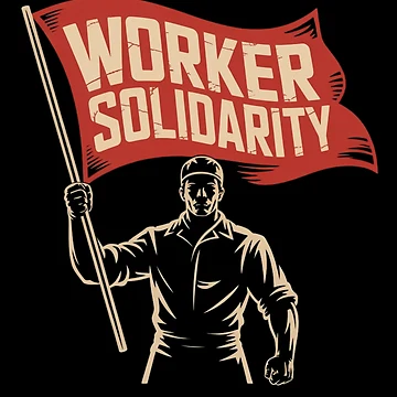 Artwork thumbnail, Worker Solidarity by Mateusz Majcherek