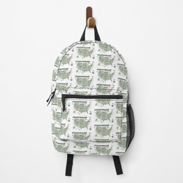 Item preview, Map of USA - Green designed and sold by Those Pencil Shavings.