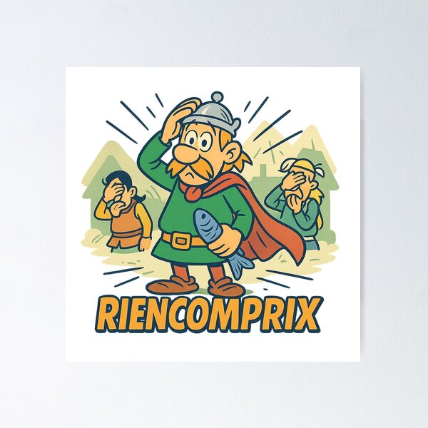 Aperçu de l'œuvre Riencomprix, Le Gaulois à la Ramasse créée et vendue par Bratak.