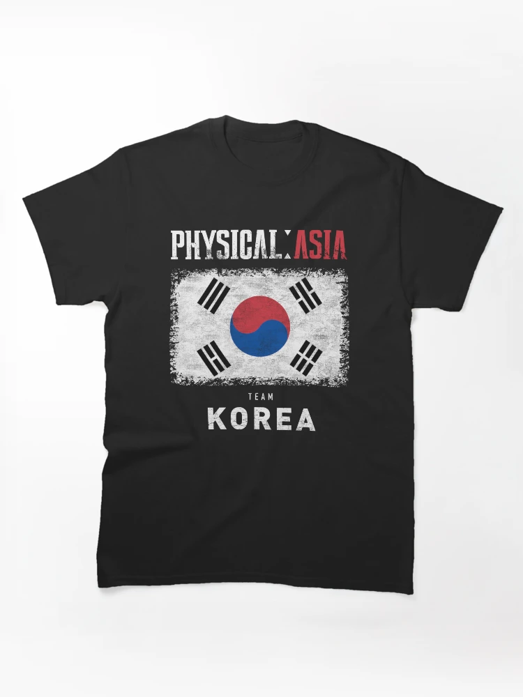 Imagen 1 de 7, Camiseta clásica con la obra Asia física Corea, diseñada y vendida por HexOne.