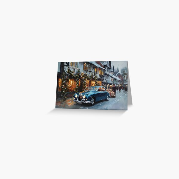 Item preview, Tarjetas navideñas de coches clásicos - MKII designed and sold by Fuel-Shirts.