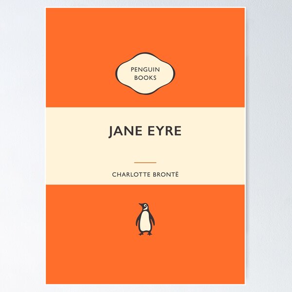 Item preview, Jane Eyre Charlotte Bronte Penguin Book Cover designed and sold by iconikit.