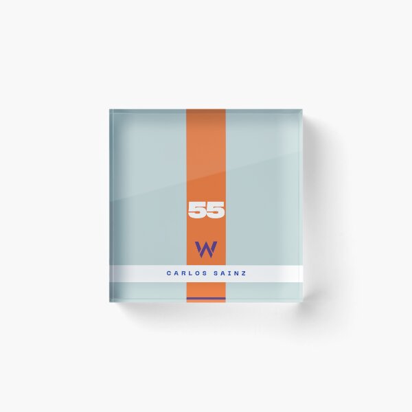 Item preview, Carlos Sainz Azul y Naranja F1 2025 designed and sold by Pink Polar F1.
