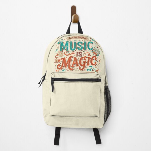 Item preview, Vintage Motivational Music Lettering: "Music Is Magic" with Retro Icons designed and sold by Art Co..