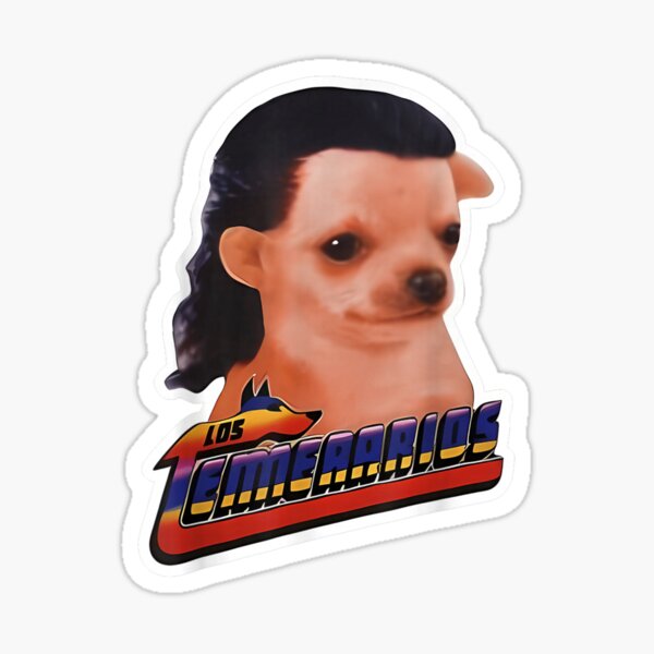 Item preview, Divertido Los Temerarios Perro Meme Pegatina Logotipo De La Banda Diseño De Humor designed and sold by WilliaMaler.
