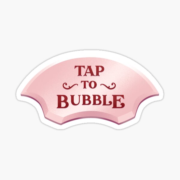 Item preview, Toca para burbujear designed and sold by DrawnByBryan.