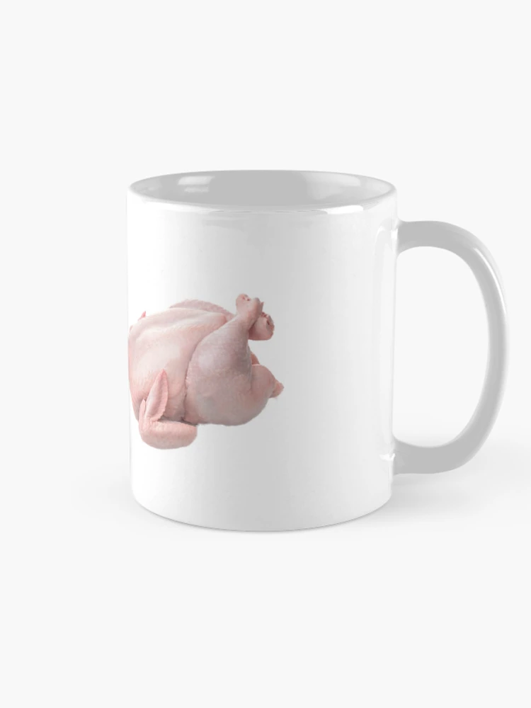 Thumbnail 3 of 6, Coffee Mug, I LOVE RAW CHICKEN designed and sold by ignorantwizard.