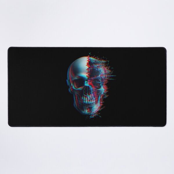 Item preview, Glitch-Art Skull designed and sold by INSOMNIAC101.
