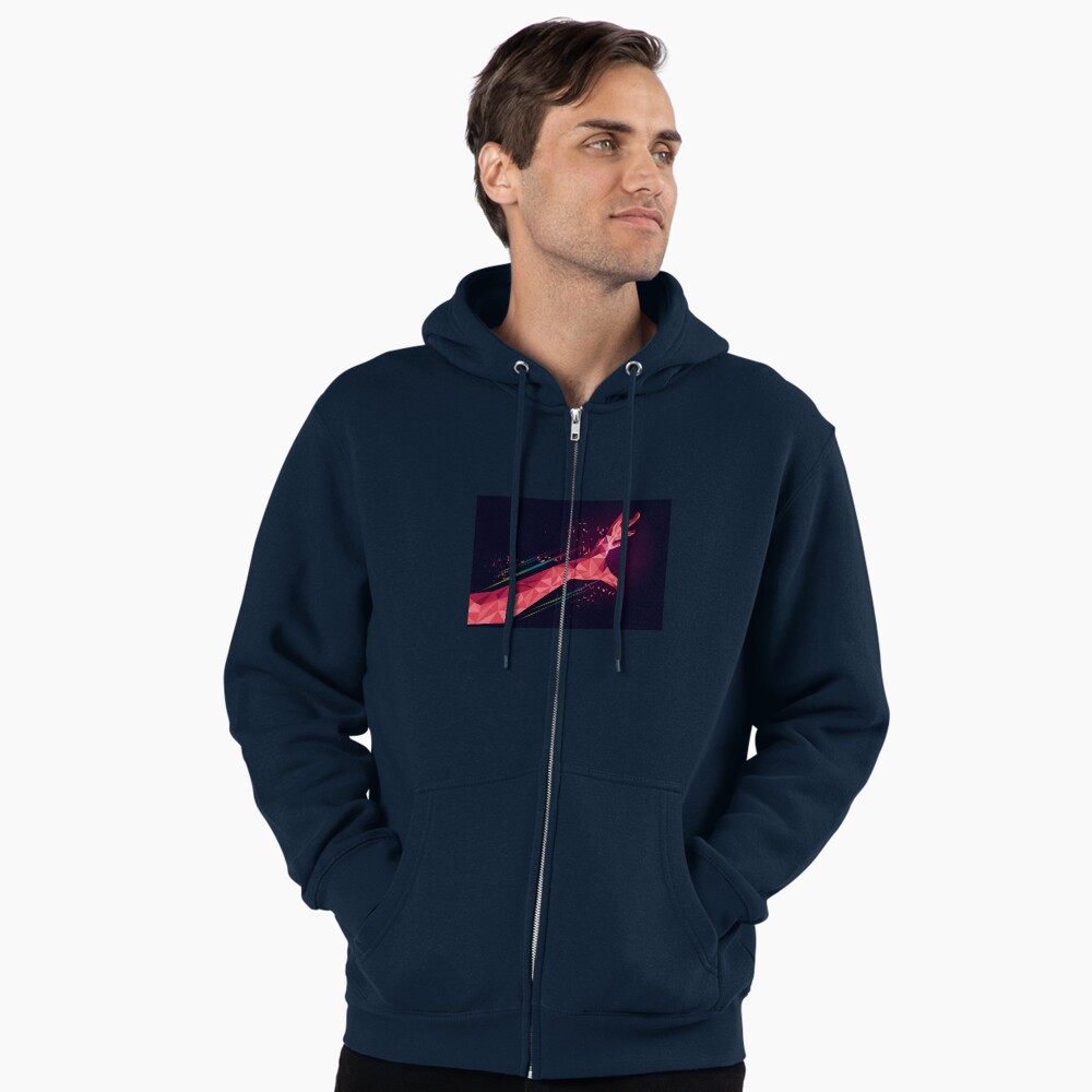 Vista previa del artículo con la obra «Sudadera con capucha y cremallera», diseñado y vendido por NiamLab.