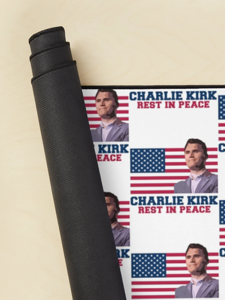 Thumbnail 2 of 5, Mouse Pad, Rest In Peace Charlie Kirk designed and sold by novale-ewetzel.