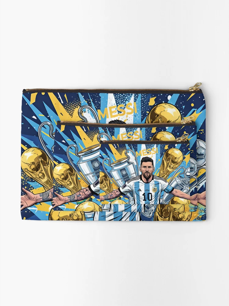 Thumbnail 2 of 4, Zipper Pouch, MESSI The Golden Legend designed and sold by ecoooos.
