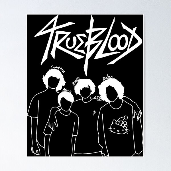 Item preview, Retrato de la banda Trueblood designed and sold by Robbemarchal.