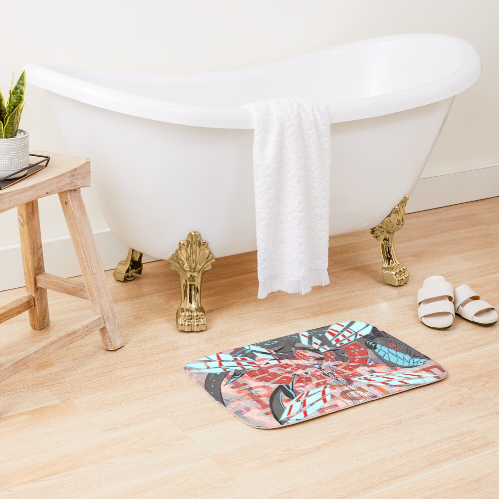 Item preview, Bath Mat designed and sold by insketched.