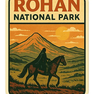 Artwork thumbnail, Rohan National Park by J² Sticker Co