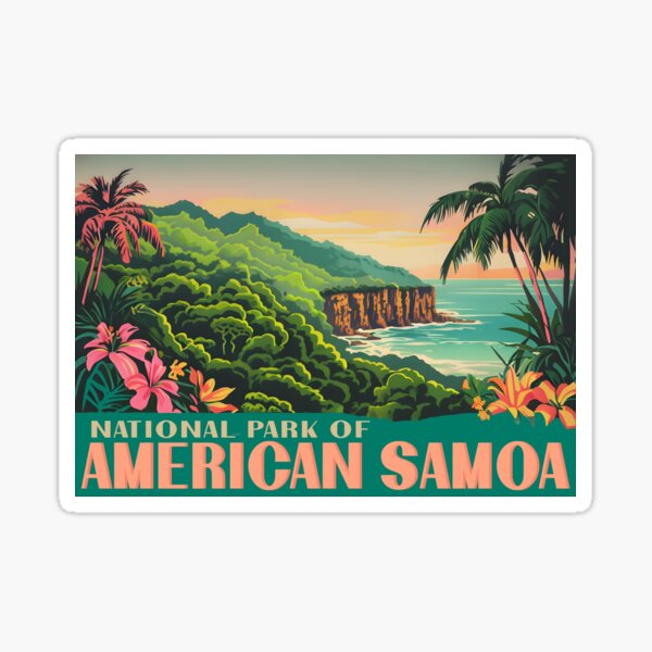 Aperçu de l'œuvre Parc national des Samoa américaines créée et vendue par Backyard Adventures.