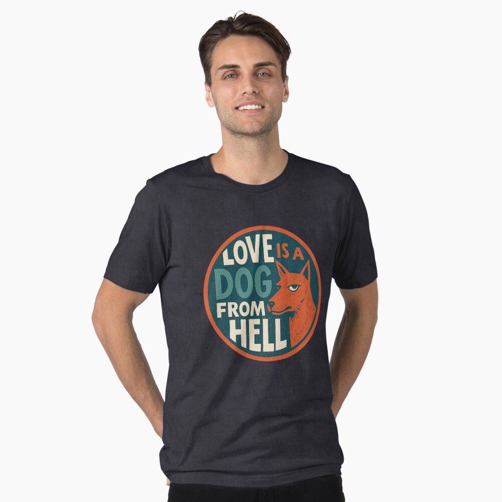 Vista previa del artículo con la obra «Camiseta vintage con efecto desgastado», diseñado y vendido por Jennifer Chiera.