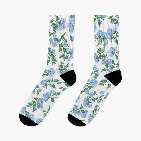 Item preview, Hydrangeas blue and white Grandmillennial Hamptons coastal style designed and sold by chrissyink.