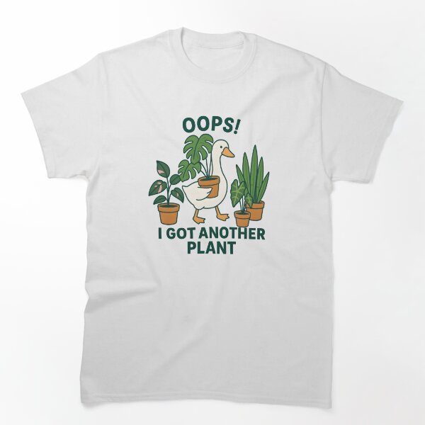 Aperçu de l'œuvre Oups ! J'ai une autre plante ! (Publicité amusante pour les amoureux des plantes) créée et vendue par Aesthetic-Avenue.