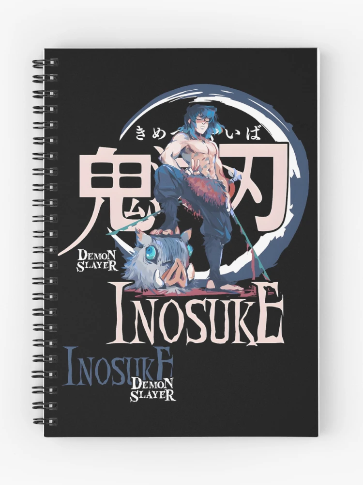 Thumbnail 1 of 3, Journal, Demon slayer Inosuke designed and sold by messylight.
