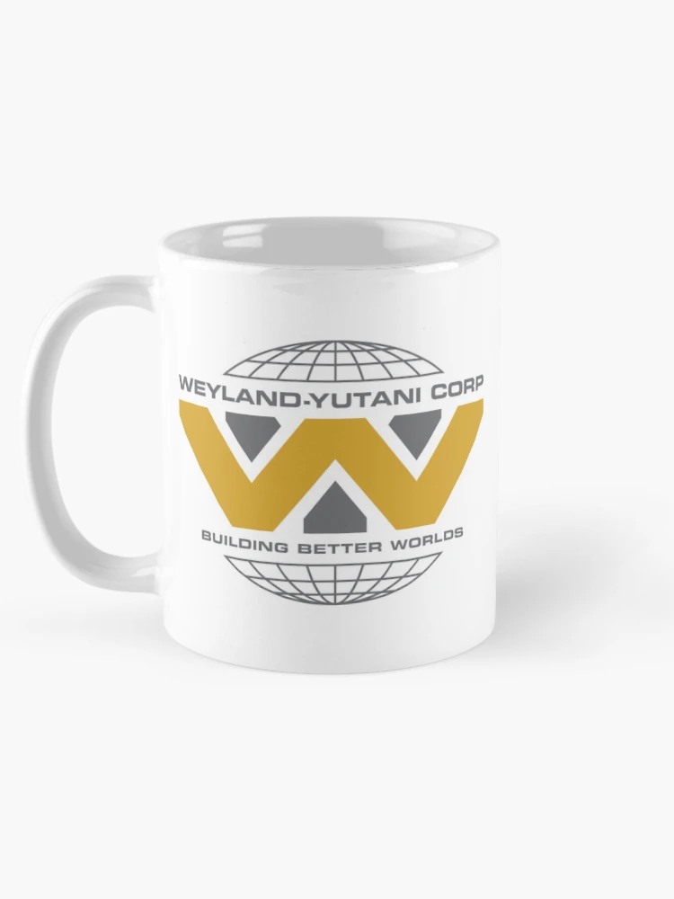 Imagen 5 de 6, Taza de café con la obra Weyland-Yutani Corp Construyendo mundos mejores, diseñada y vendida por The Common Tee.
