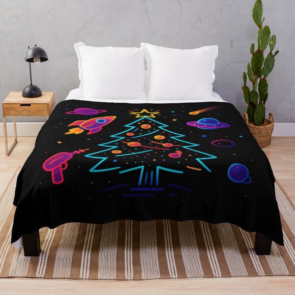 Item preview, Neon Futuristic Christmas Tree in Space designed and sold by Nature's Palette.